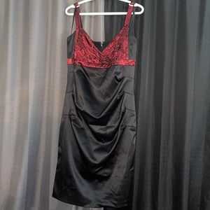 V-neck cocktail dress